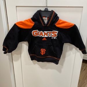 Adidas toddler Giants hooded sweatshirt